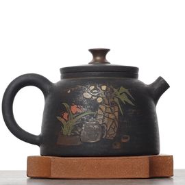 Чайник 180мл "Колодезный сруб", цзяньшуйская керамика (790591)-