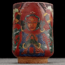 Пиала 100мл "Бодхисаттва Ваджрапани", керамика из Цзиндечжень (402324)-