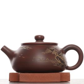 Чайник 195мл "Рыбак", циньчжоуская керамика (78559)-