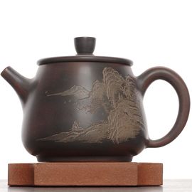 Чайник 225мл "Пейзаж", циньчжоуская керамика (78585)-