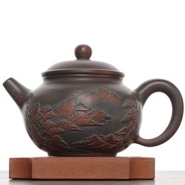 Чайник 185мл "Пейзаж", циньчжоуская керамика (78590)-