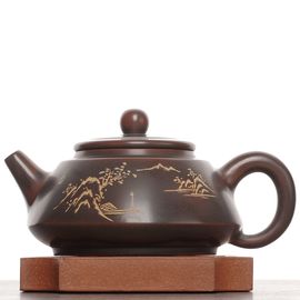 Чайник 180мл "Пейзаж", циньчжоуская керамика (78594)-