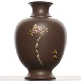 Вазочка 10,7см "Коробочка лотоса", Лю Минцзюнь, нисинтао (94110)-