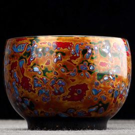 Пиала 175мл "Кожа носорога", лаковая роспись, фарфор (53723)-