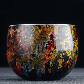 Пиала 145мл "Осень", лаковая роспись, фарфор байцы (53386)-