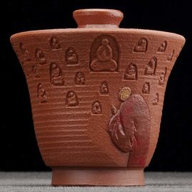 Гайвань 140мл "Пещерный храм", мастер Чэнь Жэньхуэй (500393)-