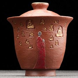 Гайвань 145мл "Пещерный храм", мастер Чэнь Жэньхуэй (500394)