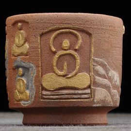 Пиала 120мл "Пещерный храм", мастер Чэнь Жэньхуэй (53784)-