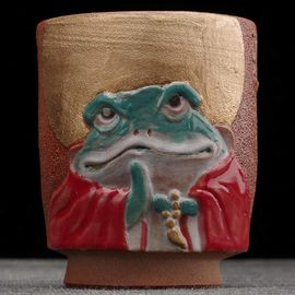 Пиала 160мл "Лягушка-святой", мастер Чэнь Жэньхуэй (53811)-