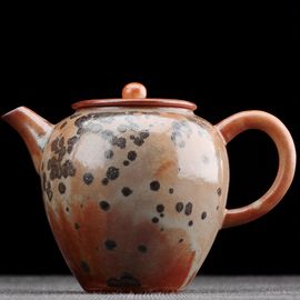 Чайник 115мл, дровяной обжиг, керамика (77300)-