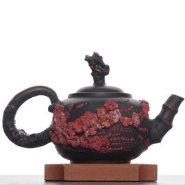 Чайник 255мл "Гунчунь - цветущая слива", цзяньшуйская керамика (790772)-