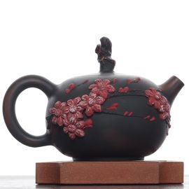 Чайник 210мл "Гунчунь - цветущая слива", цзяньшуйская керамика (790768)-