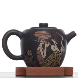 Чайник 225мл "Красавица", цзяньшуйская керамика (790759)-