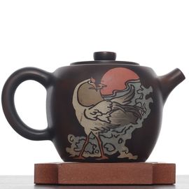 Чайник 250мл "Птица", цзяньшуйская керамика (790760)-