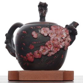 Чайник 255мл "Гунчунь - цветущая слива", цзяньшуйская керамика (790813)-