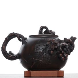 Чайник 700мл "Гунчунь - дикий виноград", цзяньшуйская керамика (790814)-