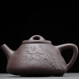 Чайник 195мл "Слива и бамбук", мастер Хуан Чжанвэй (79631)-