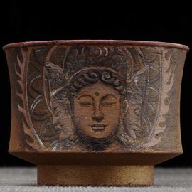 Пиала 90мл "Будды трех времен", керамика из Цзиндечжень (402527)-