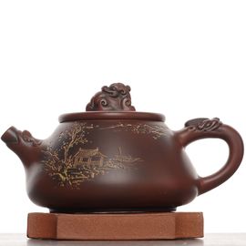 Чайник 220мл "Беседка", циньчжоуская керамика (78564)-