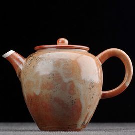 Чайник 115мл, дровяной обжиг, керамика (77296)-