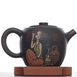 Чайник 250мл "Красавица", цзяньшуйская керамика (790754)-