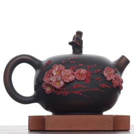 Чайник 225мл "Гунчунь - цветущая слива", цзяньшуйская керамика (790769)-