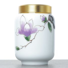 Чайница 165мл "Цветы" фарфор, ручная роспись (87309)-