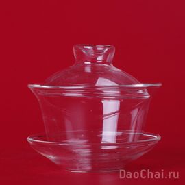 Стеклянная гайвань 140мл (стекло), Стеклянная гайвань-