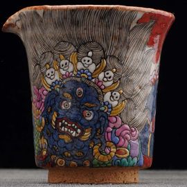Чахай 205мл "Махакала", керамика из Цзиндечжень (402448)-