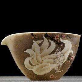 Чахай 160мл "Цзювэйху из Книги гор и морей", керамика из Цзиндечжень (402449)-