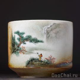 Пиала 130мл "Монах", керамика из Цзиндэчжэнь (52204)-