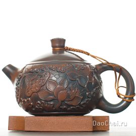Чайник 220мл "Лотосовый пруд", цзяньшуйская керамика (76434)-