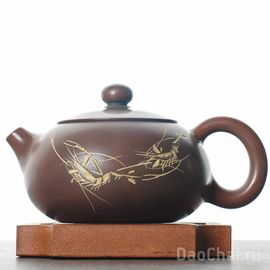 Чайник 205мл "Речные креветки", циньчжоуская керамика (78051)-