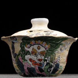 Гайвань 115мл "Симхамукха", керамика из Цзиндэчжэнь (402465)-