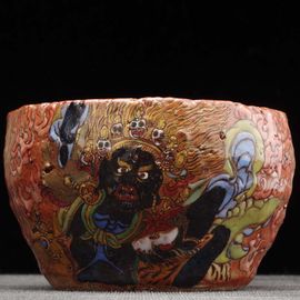 Чаша 495мл "Ваджракила", керамика из Цзиндечжень (402484)-