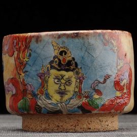 Пиала 145мл "Небесный Царь Вирупакша", керамика из Цзиндечжень (402504)-
