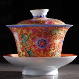 Гайвань 170мл "Лотос", техника Фаланцай (500143)-