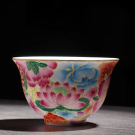 Пиала 80мл “Море цветов”, фаланцай  (52356)-