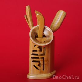 Инструменты (бамбук: стакан "ШОУ" 6 предметов)-