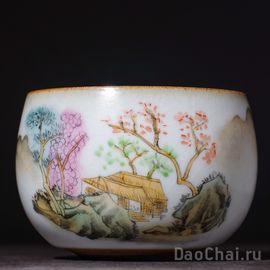Пиала 100мл "Осень", керамика из Цзиндэчжэнь (52209)-