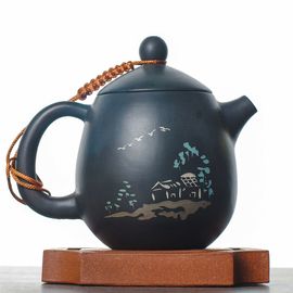Чайник 170мл, цзяньшуйская керамика (76525)-