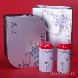 Подарочная упаковка "Тайвань" (пакет и 2 жестяных банки)-