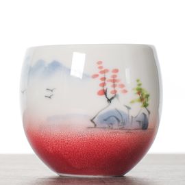 Пиала 85мл "Утес", ручная роспись (52584)-