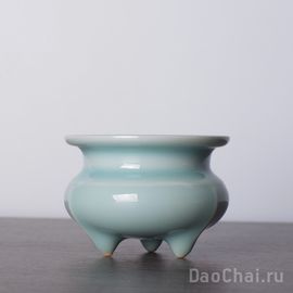 Открытая курильница сянлу, голубой целадон (9544)-