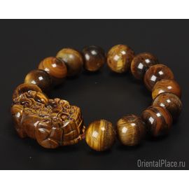 Браслет "Пи Яо" (тигровый глаз)-