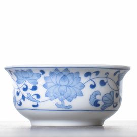 Пиала 60мл "Лотос", имитация цинхуа (52417)-