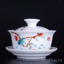 Гайвань 180мл "Яблоки", фарфор (5058)-