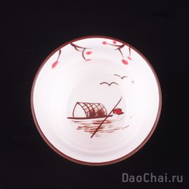 Пиала 95мл "Лодка" (ручная роспись)-