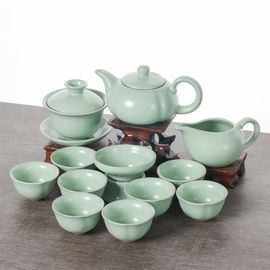 Набор посуды, 12 предметов, керамика жуяо (7481)-