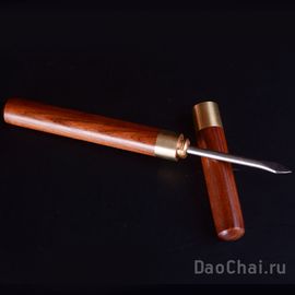 Малое шило для колки пуэра, красное дерево (81210)-